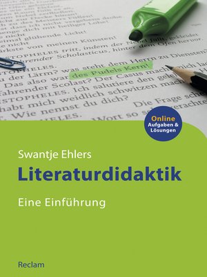 cover image of Literaturdidaktik. Eine Einführung